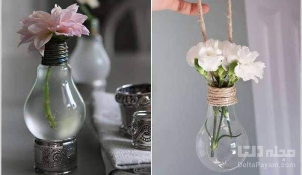 در خانه خود گلدان تزیینی زیبا و شیک بسازید