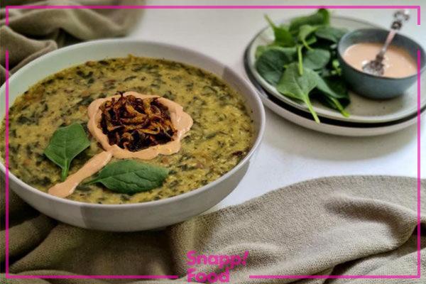 طرز تهیه آش اسفناج براى تقویت سرماخوردگى