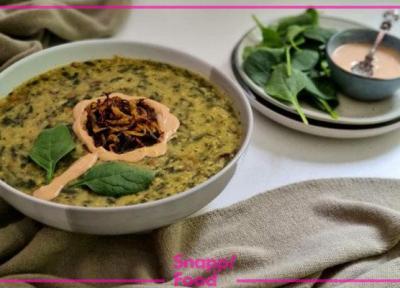 طرز تهیه آش اسفناج براى تقویت سرماخوردگى